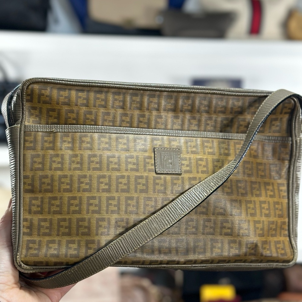 Fendi Crystal Coated Camera Bag